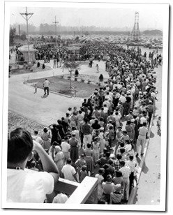 Disneyland on opening day