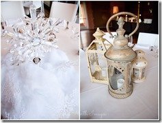 Disney inspired wedding with Frozen and Peter Pan centerpieces, photography by Degress North Images | MouseMingle.com